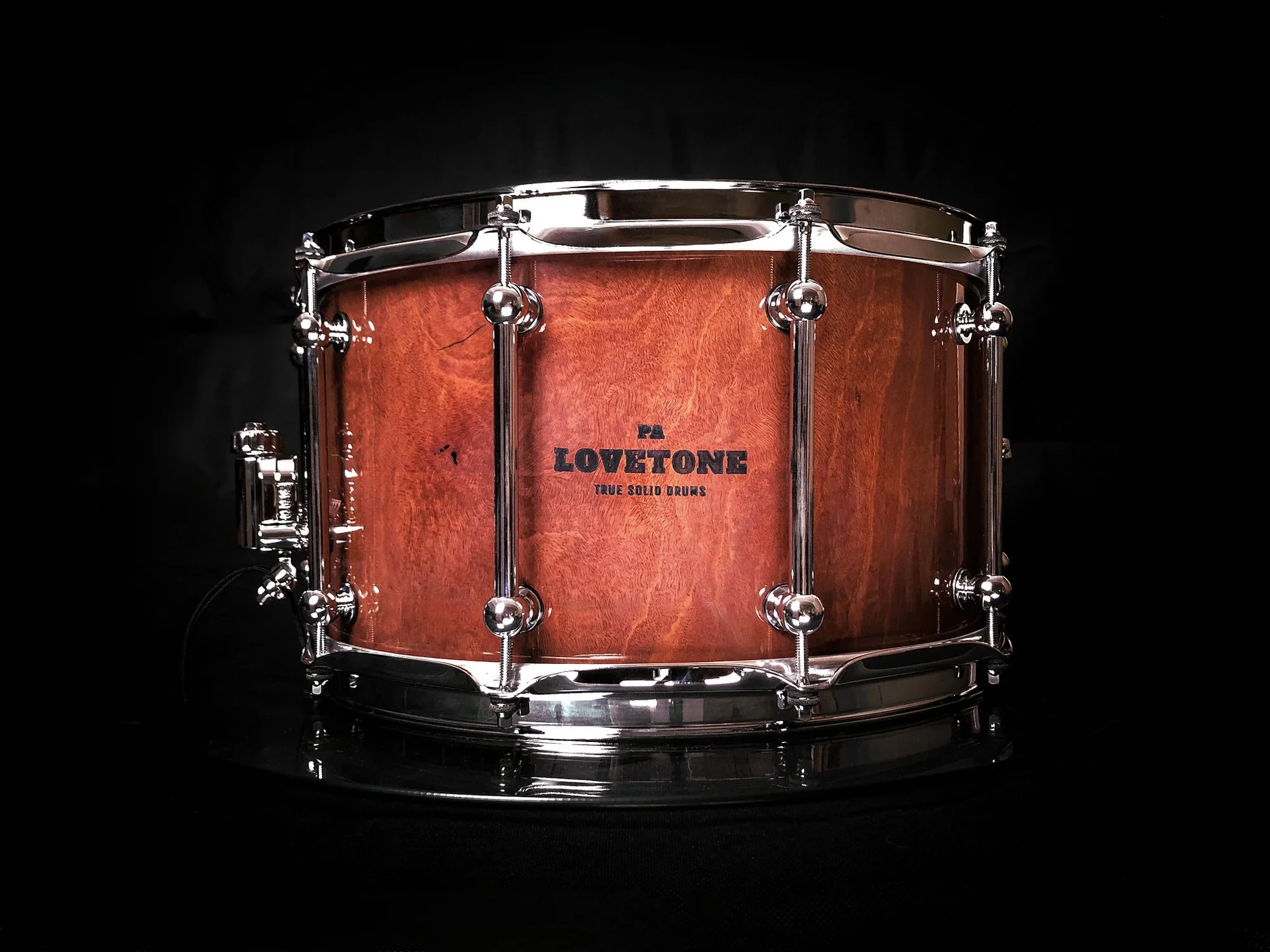 Jarrah 14×8 snare drum in gloss finish
